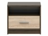 Table de chevet Novsore 102 (Chêne foncé + Sonoma chêne)