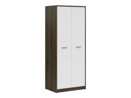 Armoire Novsore 120 (Chêne foncé + Blanc)