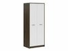 Armoire Novsore 120 (Chêne foncé + Blanc)
