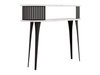 Console Sordore 111 (Noir + Marbre blanc)