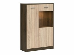 Étagère Novsore 138 (Chêne foncé + Sonoma chêne)