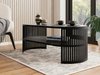 Table basse Civer III (Noir + Marbre noir)