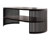 Table basse Civer III (Noir + Marbre noir)