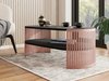 Table basse Civer V (Rose + Noir)
