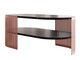 Table basse Civer VII (Rose + Marbre noir)