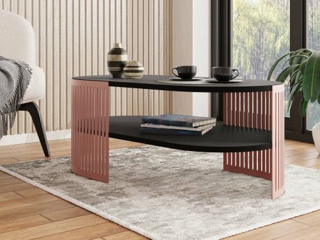 Table basse Civer VII (Rose + Noir)