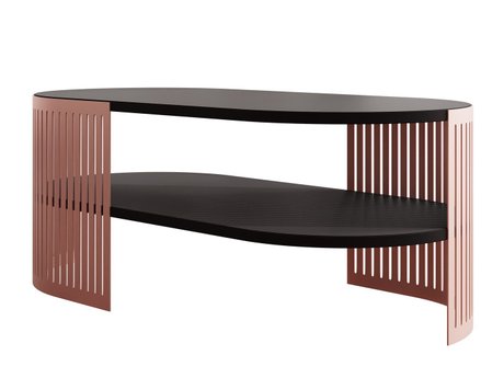 Table basse Civer VII (Rose + Noir)