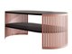 Table basse Evanola 105 (Rose + Noir)