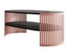 Table basse Evanola 105 (Rose + Noir)