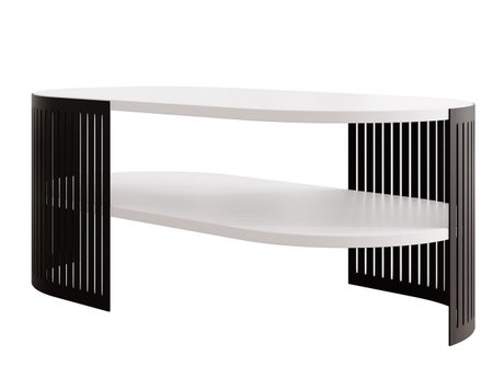 Table basse Evanola 106 (Noir + Blanc)