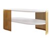 Table basse Evanola 107 (Doré + Blanc)