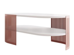 Table basse Evanola 108 (Rose + Blanc)