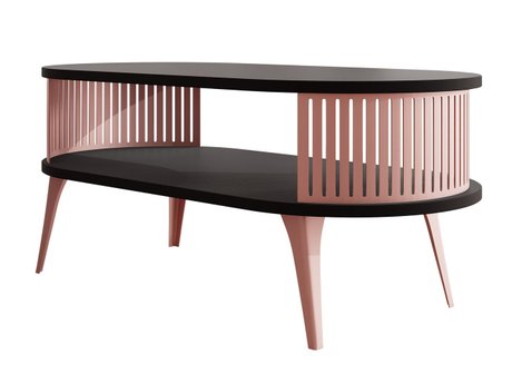 Table basse Sordore 107 (Rose + Noir)