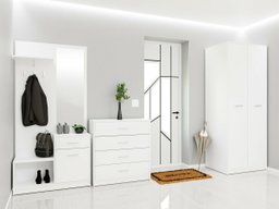 Meuble d'entrée Novsore 154 (Blanc)