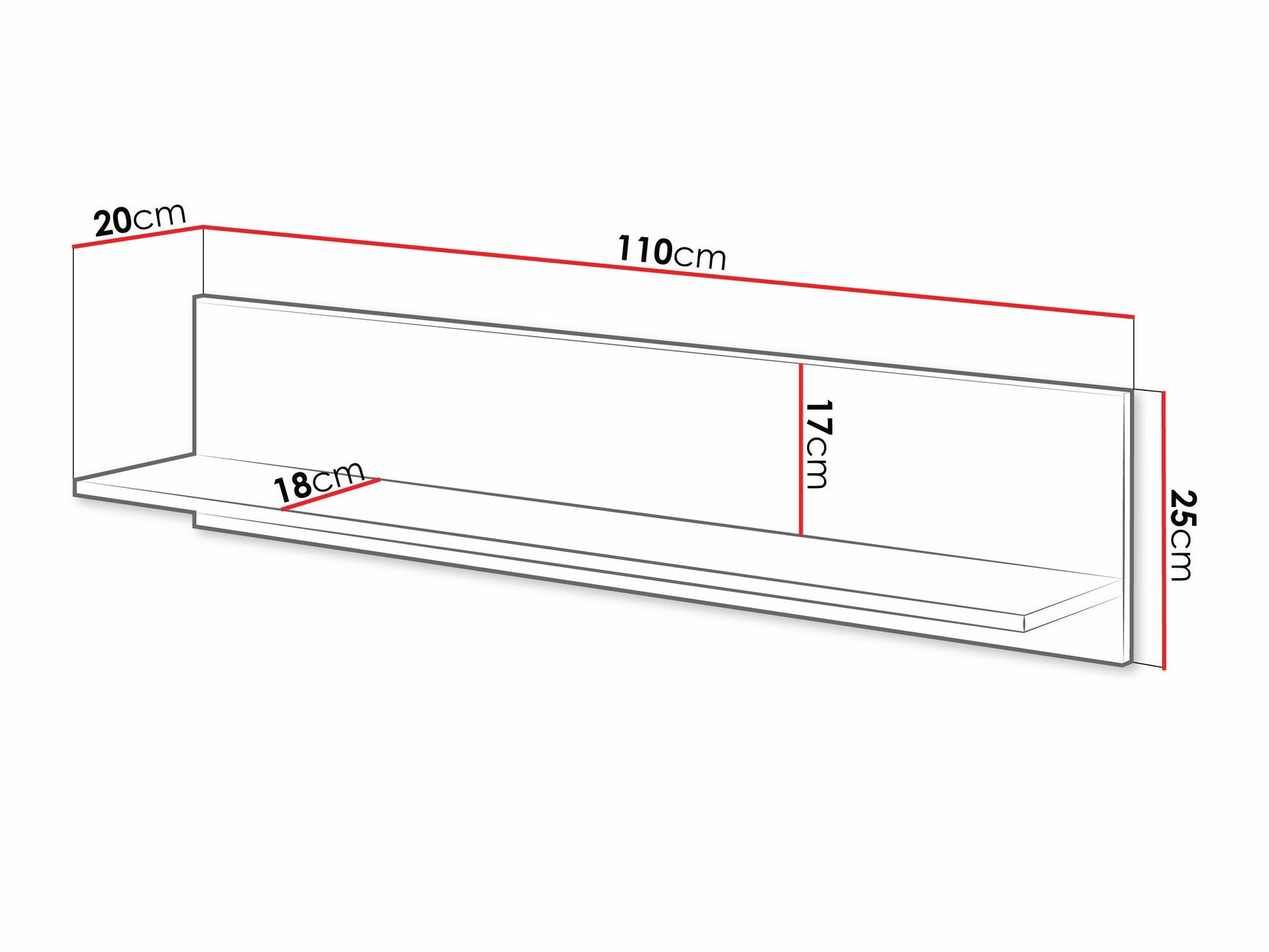 Étagère murale Fabula