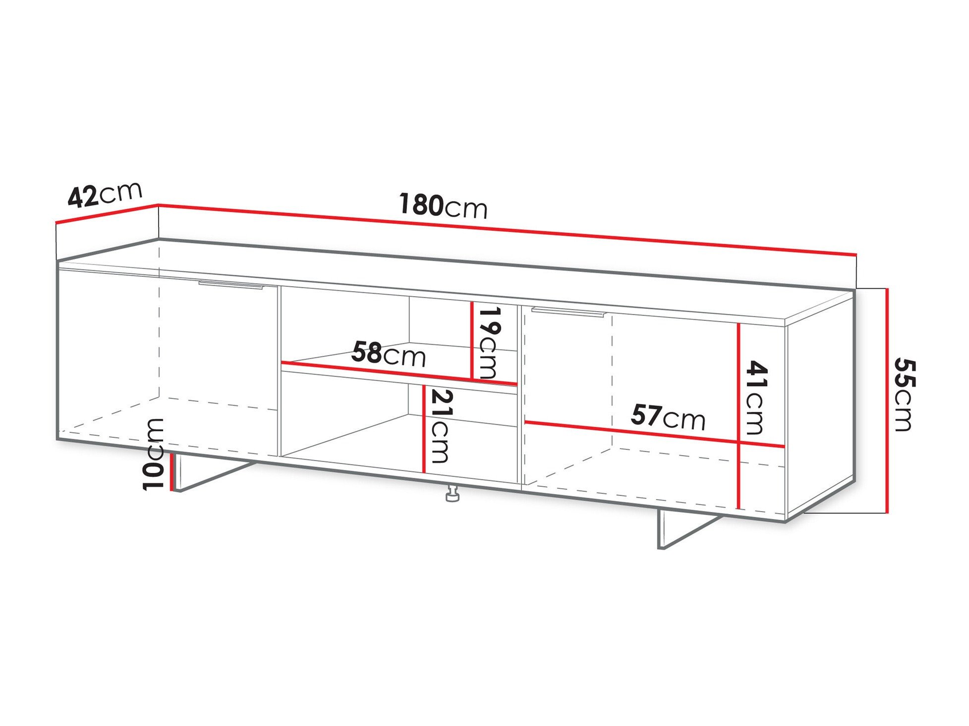 Meuble TV Flotei 105