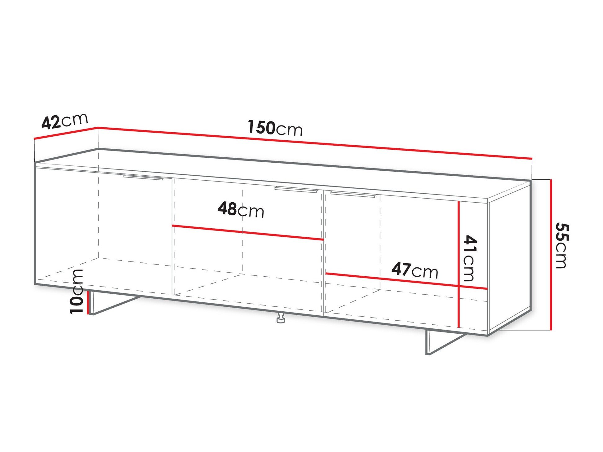 Meuble TV Flotei 107