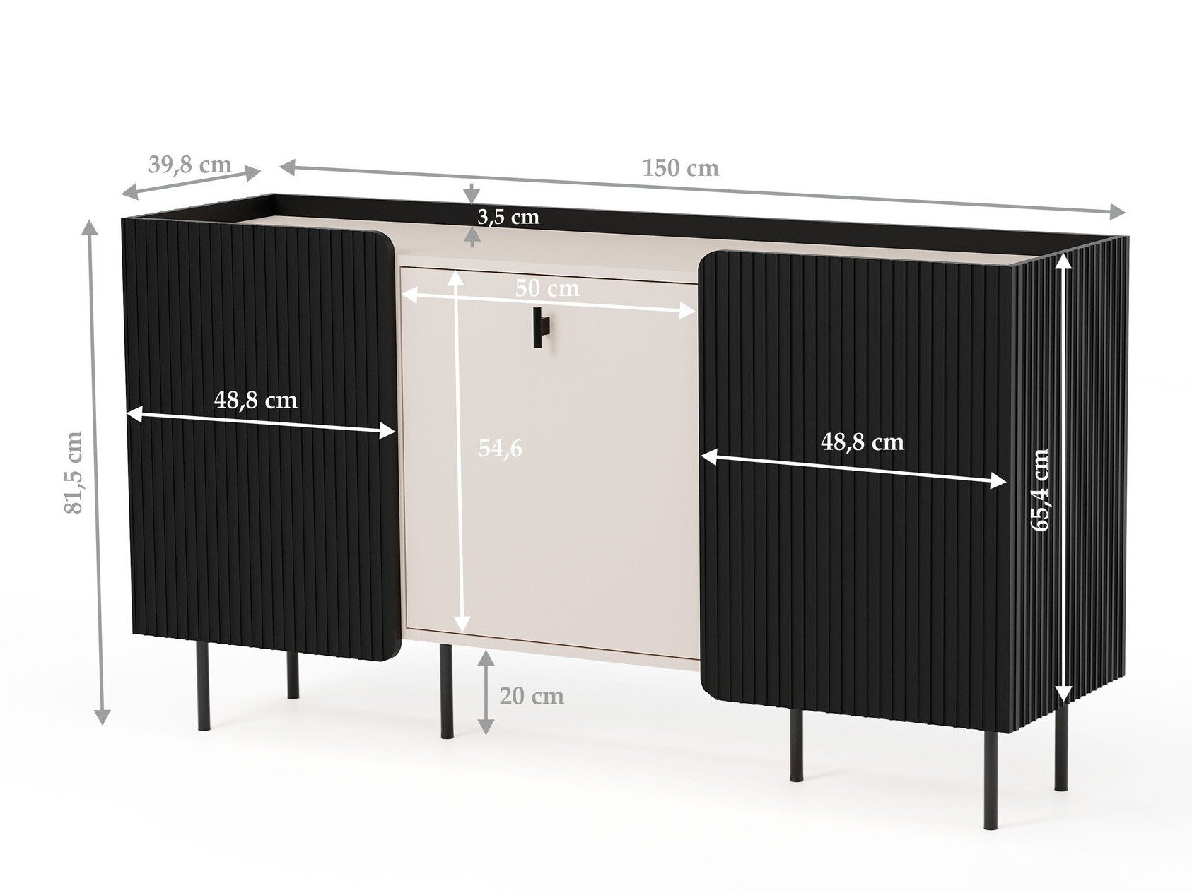 Buffet Mansfield 101 (Cachemire)