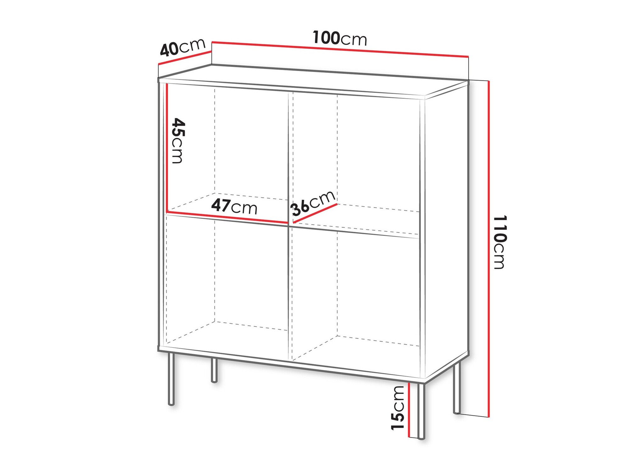Buffet Tolete 101 (Vert)