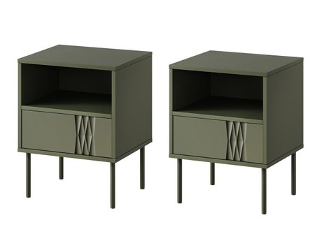 Ensemble de tables de chevet Tolete 106 (Vert)