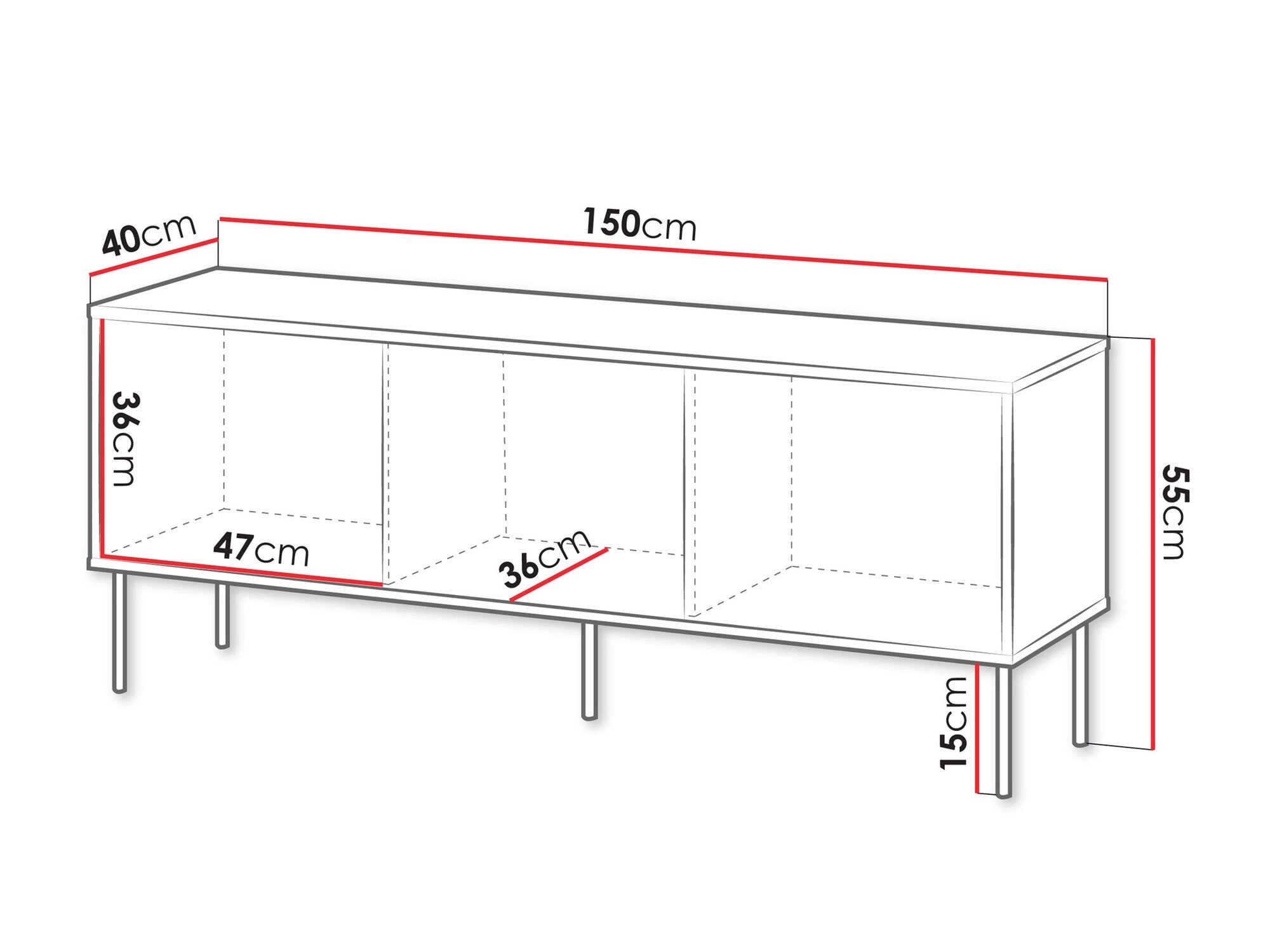 Meuble TV Tolete 104 (Beige)