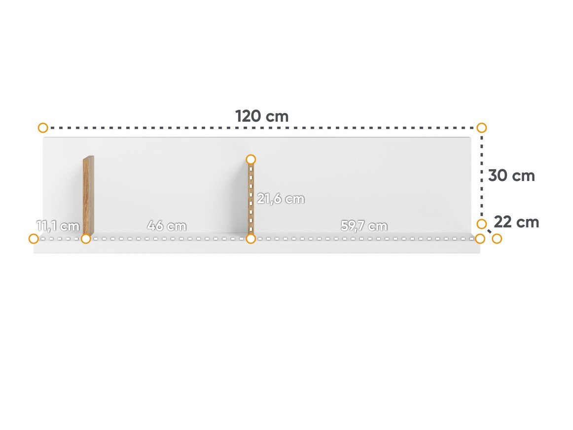 Étagère murale Tesonu 105