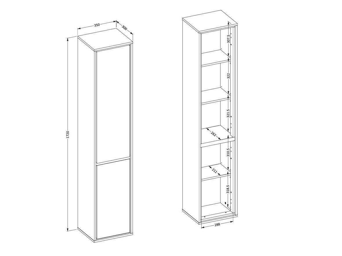 Armoire de bain à poser Tecavu 101 (Congo)