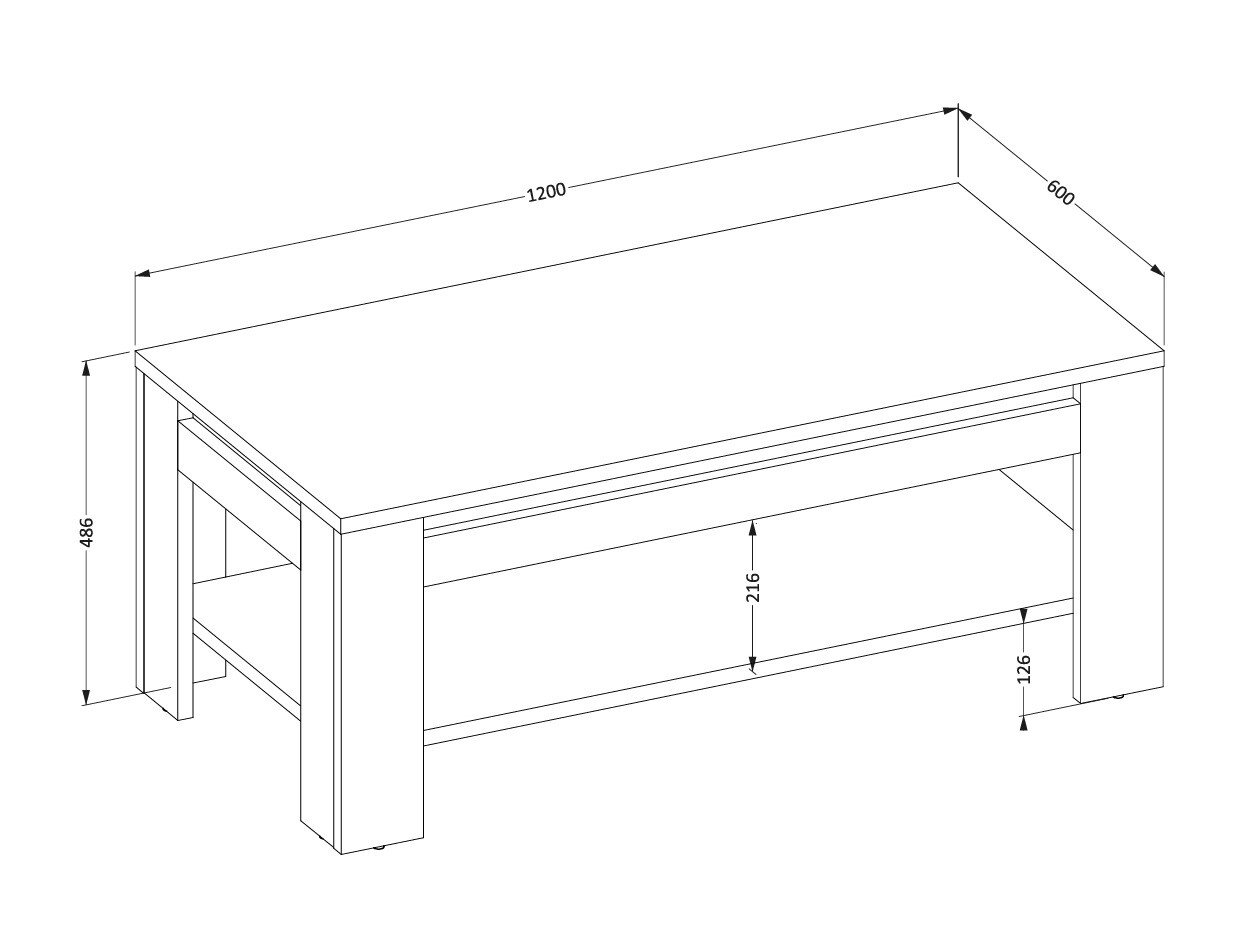 Table basse Melmava 105