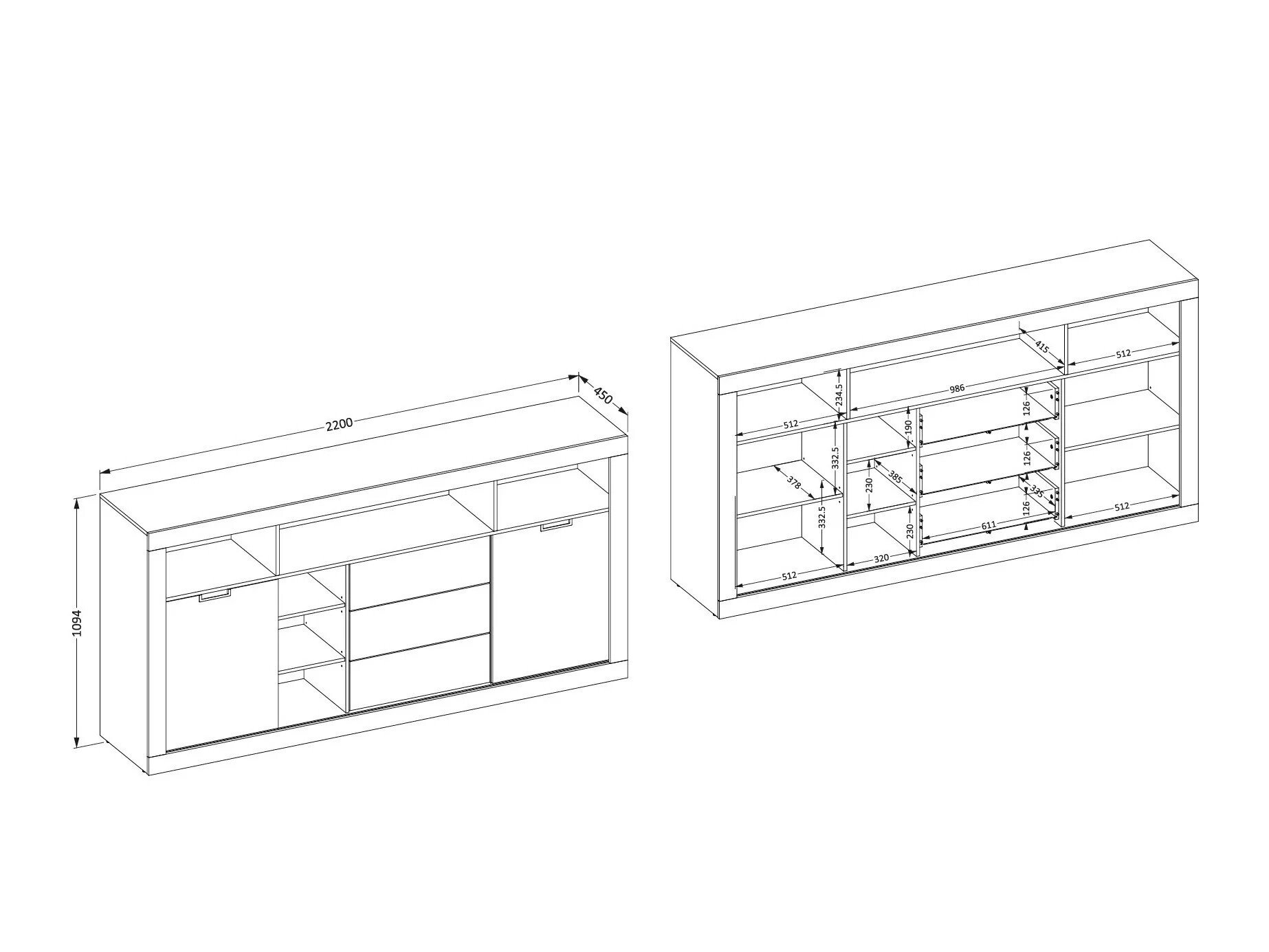 Ensemble de salon Melmava 106
