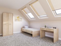 Ensemble de chambre Novsore 157 (Sonoma chêne)