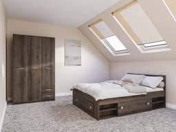 Ensemble de chambre Novsore 158 (Chêne foncé)