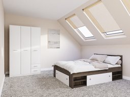 Ensemble de chambre Novsore 158 (Chêne foncé)