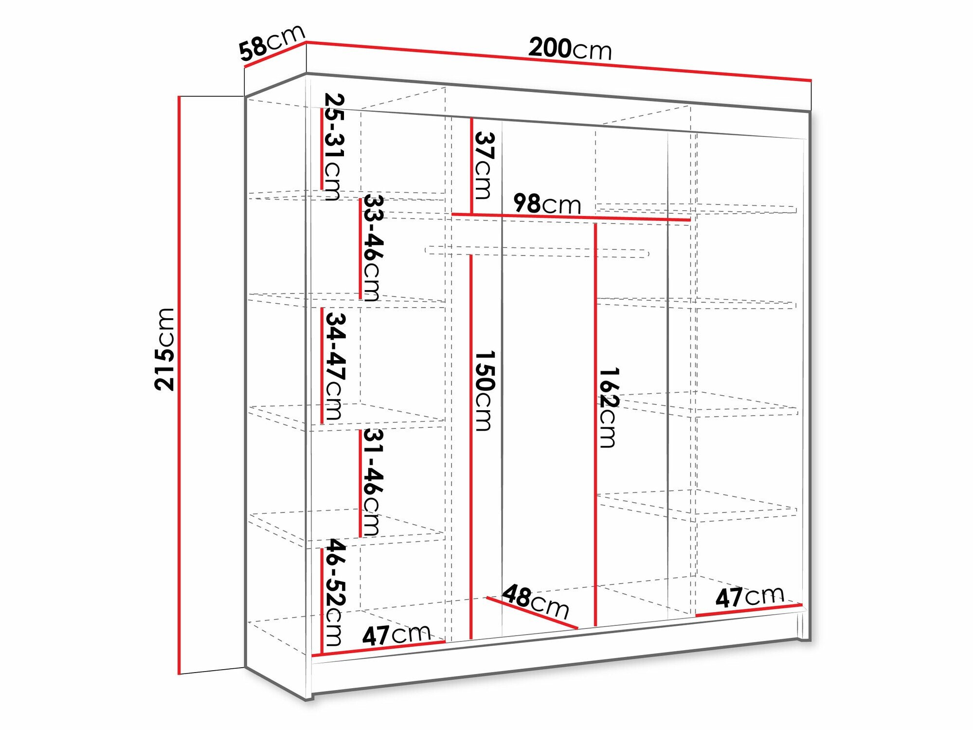 Armoire Closico Durion I (Cachemire)