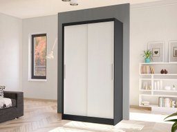 Armoire Closico Structor I (Noir + Blanc)
