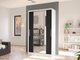 Armoire Closico Structor II (Blanc + Noir)