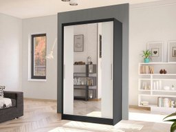 Armoire Closico Structor II (Noir + Blanc)