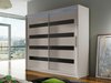 Armoire Closico 156 (Cachemire + Noir)