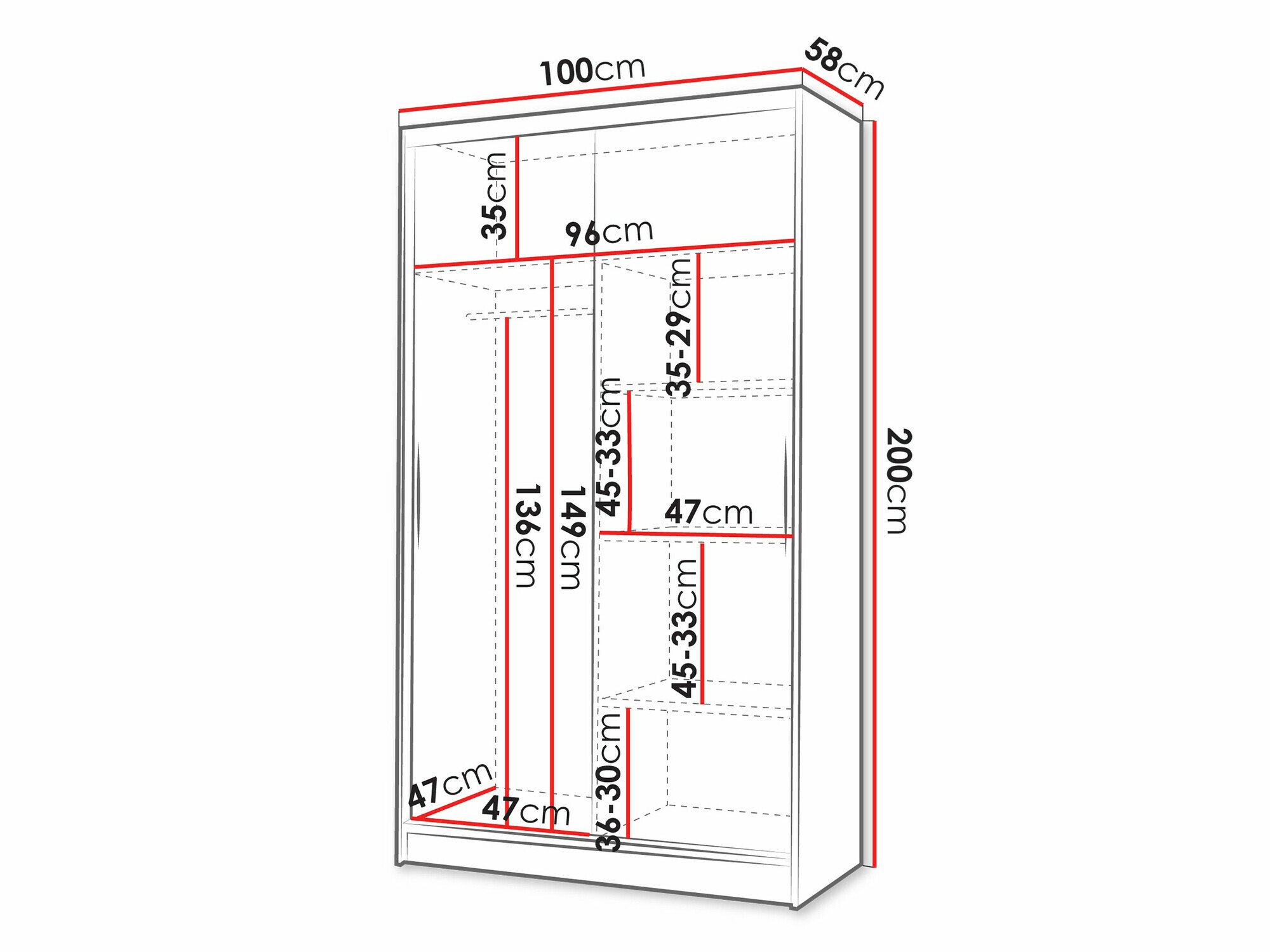 Armoire Closico Structor VI (Cachemire)