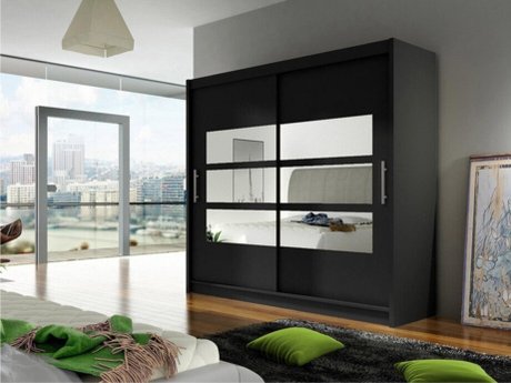 Armoire Closico Pallor III (Noir)