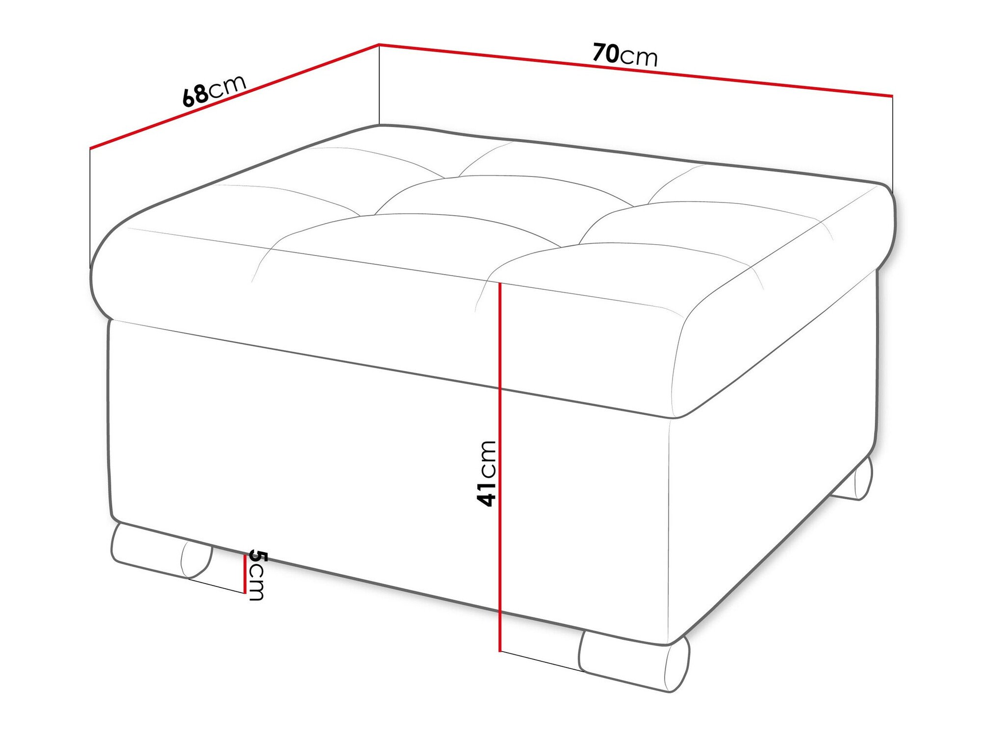 Pouf Comfivo Gemma (Clara 215.03)