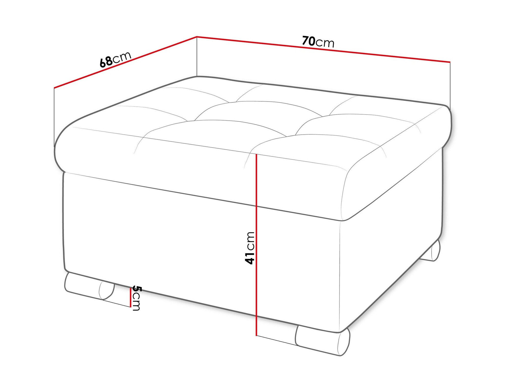 Pouf Comfivo Gemma (Wave 05)