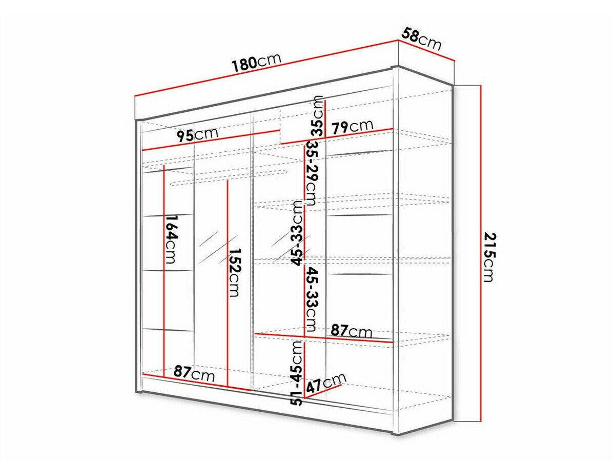 Armoire Closico Cavaris V (Blanc)