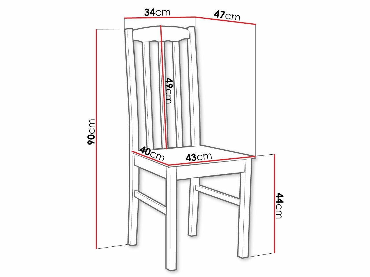 Chaise Victorville 367 (Blanc)