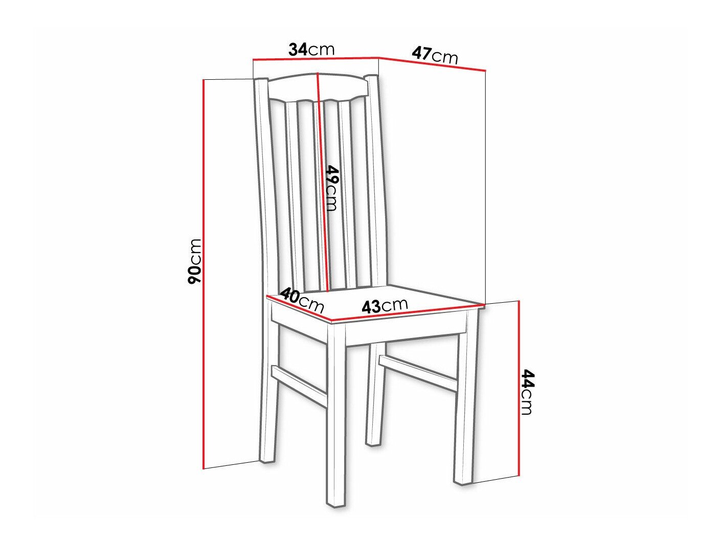 Chaise Victorville 367 (Sonoma chêne)
