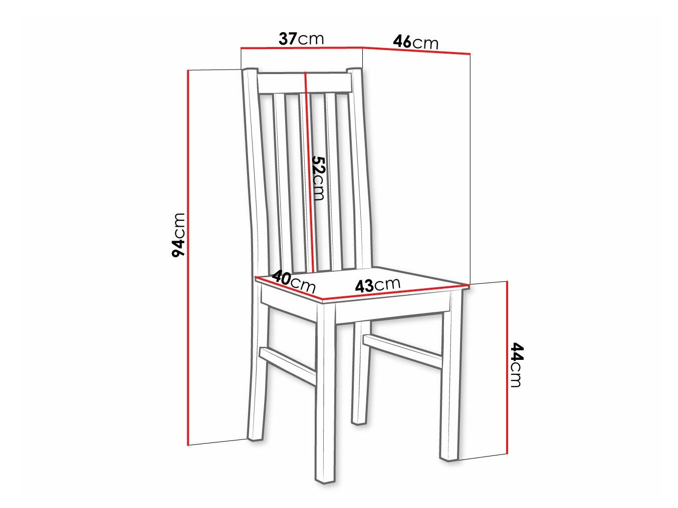 Chaise Victorville 115 (Aulne)