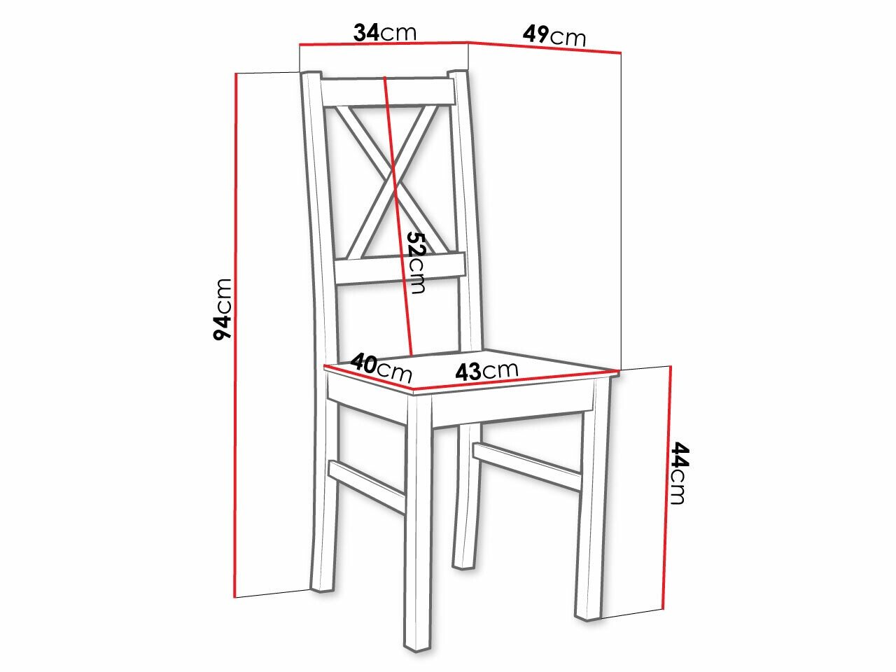 Chaise Victorville 137 (Aulne)