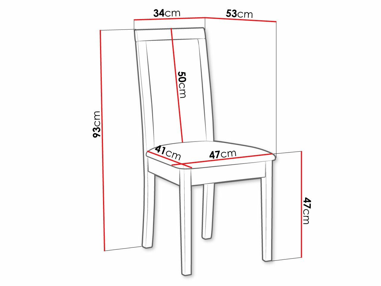 Chaise Victorville 343 (Blanc)