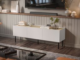 Meuble TV Melbela 106 (Cachemire + Chêne)