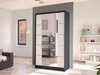 Armoire Closico Fractor V (Noir + Blanc)