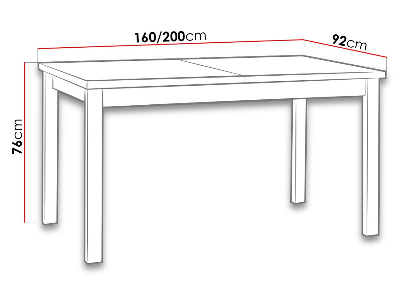 Table Victorville 177 (Artisanat blanc)